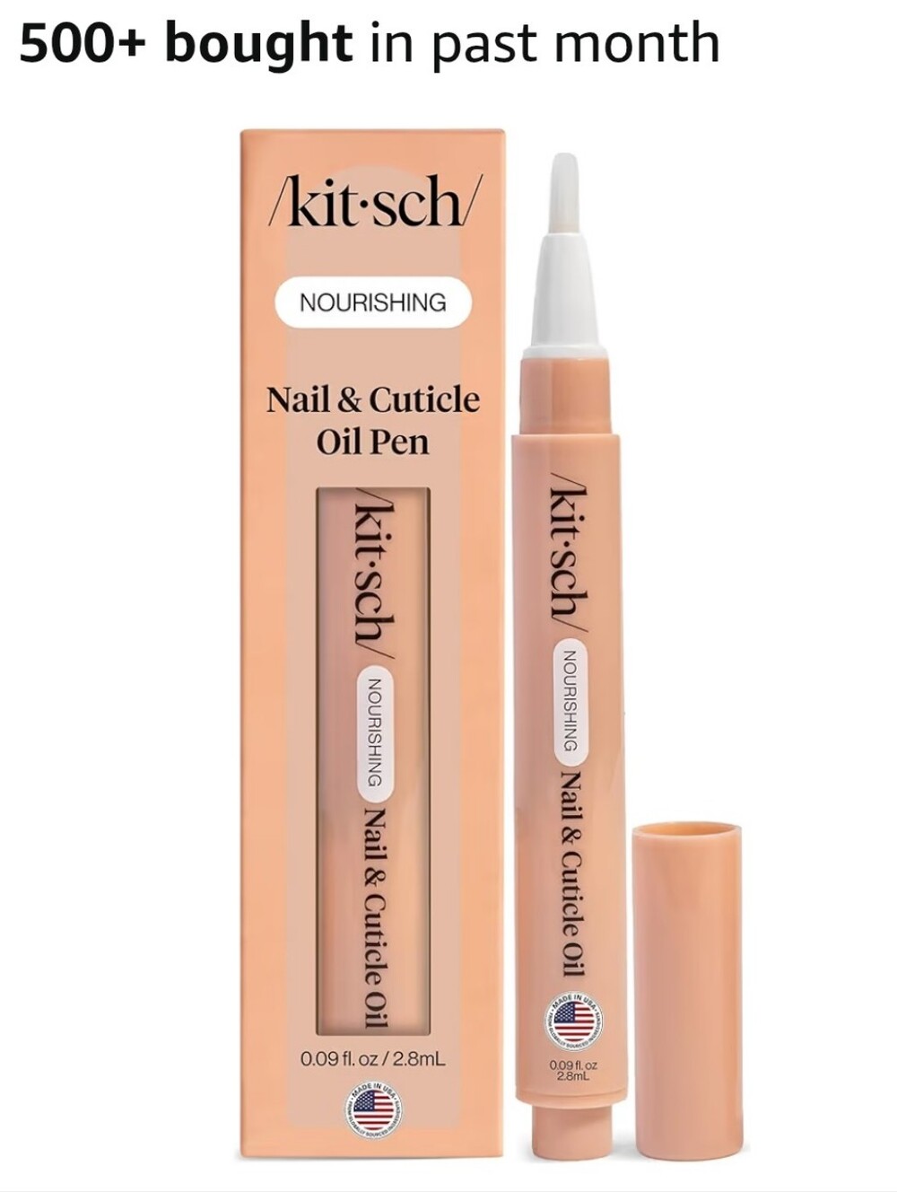 Kitsch Nail & Cuticle Oil Pen — Peach Bottle
